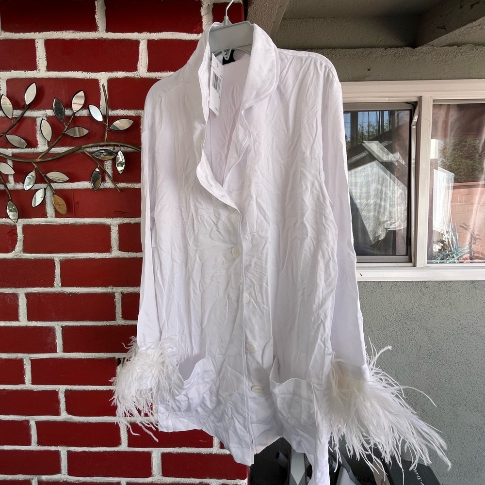 Sleeper pj set with feathers